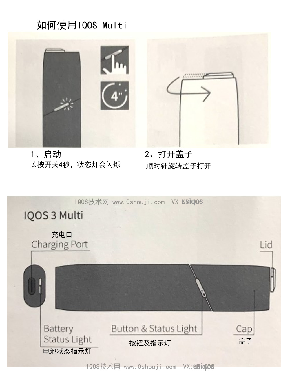 IQOS MULTI Chinese User Manual