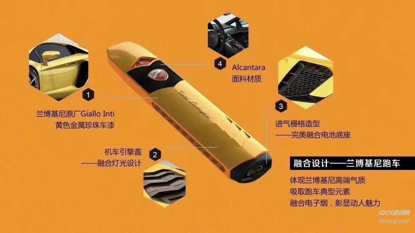 Lamborghini electronic cigarette