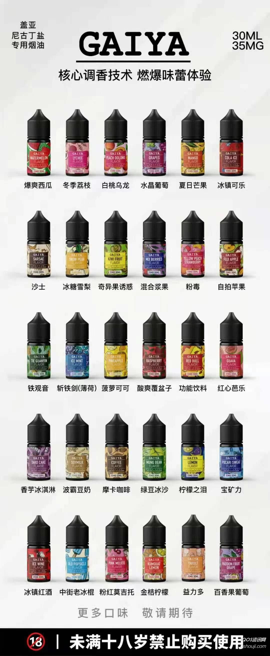 Gaatin salt tobacco oil
