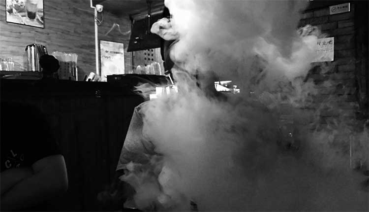 What is a large cloud vape