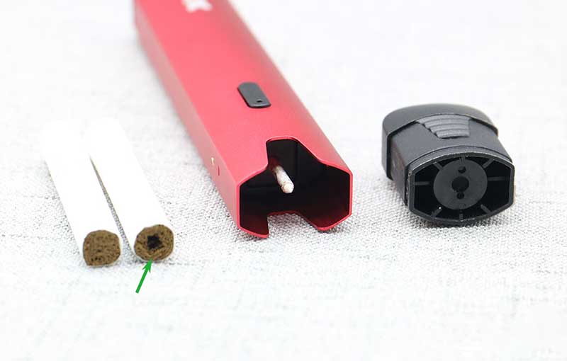 MOX Edge heating does not burn e-cigarette review